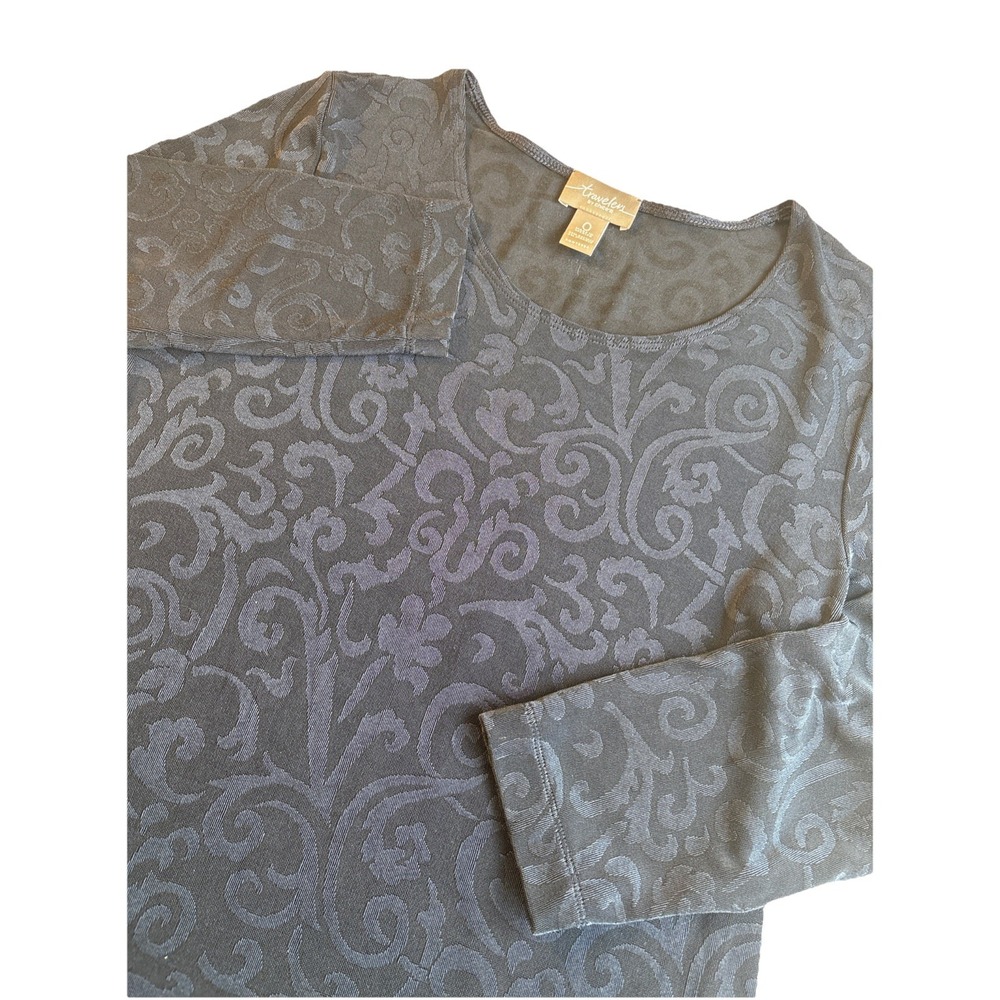 Chico's Travelers‎ Navy  Artsy Print size  0 Small
